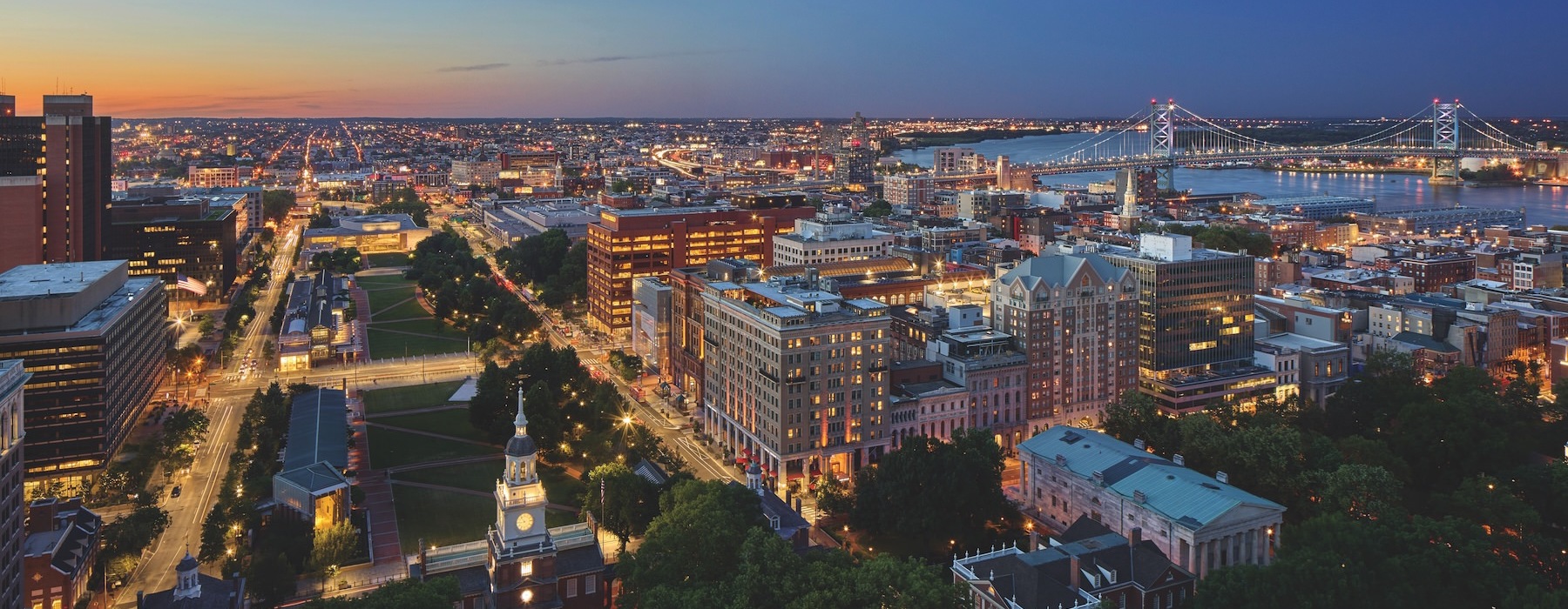 a city with many buildings
